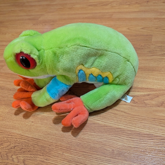 COPY - K&M 14 inch Tropical Tree Frog. Plush. Velour-like fabric. Stuffed Anima… - Picture 6 of 12